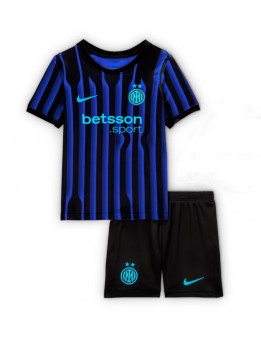 Inter Milan Replika Hemmakläder Barn 2025-26 Kortärmad (+ byxor)